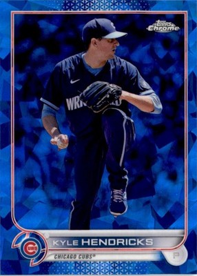 Kyle Hendricks 2022 Topps Chrome Sapphire Edition #168 Chicago Cubs