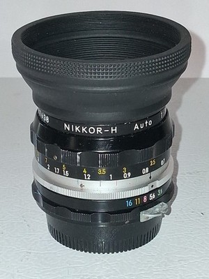 NIPPON KOGAKU NIKKOR-H AUTO 1:3.5 F=28mm, JAPAN, with HOOD & REAR CAP, GREAT!