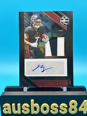 2023 Panini Limited Bijan Robinson RPA Holographic Spotlight 01/29 Falcons RC