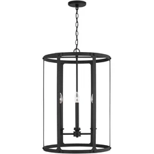 Capital Lighting Fixtures 544941BI OPEN BOX Brennen Foyer Pendant Black Iron