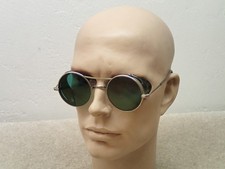 Vintage GH 2.0 Green Tint Safety Glasses Steampunk Style Rough Estate Item