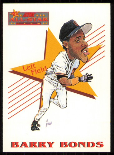 Barry Bonds #523 1993 Score card