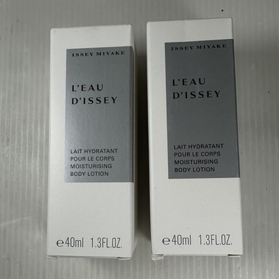 Lot Of 2 - Issey Miyake L eau D Issey Moisturizing Body Lotion 40ml 1.3fl Oz New