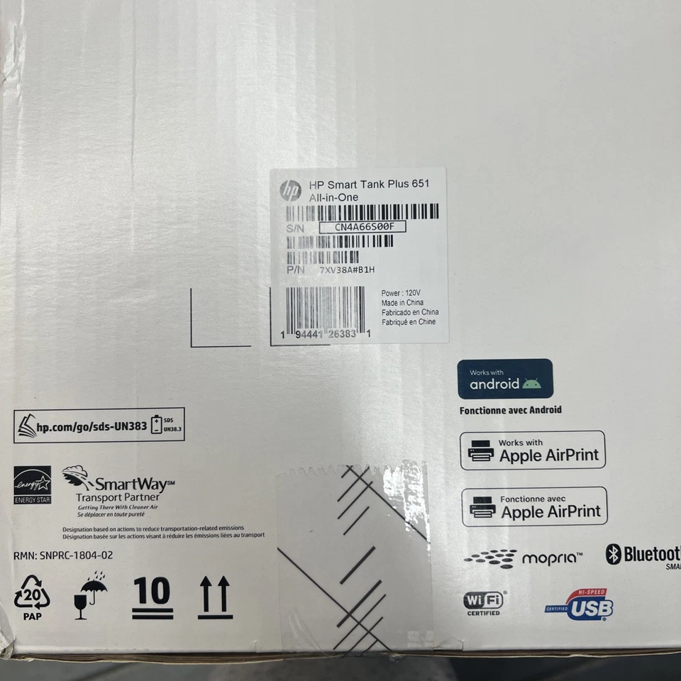 HP Smart Tank Plus 651 Wireless All-In-One Printer - Brand New/Sealed - Image 2 of 2