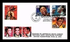 US COVER RHYTHM & BLUES LEGENDS OF MUSIC FIRST DAY ISSUE COMBO HAND MADE