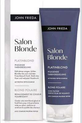 5x John Frieda Salon Blonde Tone Perfecting Treatment PLATINUM BLONDE 120ml 