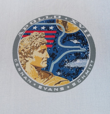 Original NASA Beta Cloth APOLLO XVII (17) Patch (~1972)