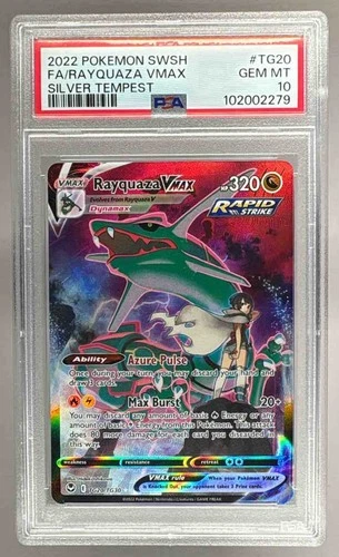2279 Rayquaza VMAX 2022 Pokemon Sword & Shield Silver Tempest #TG20 PSA 10