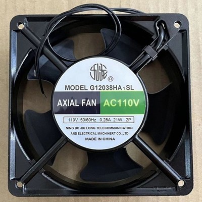 1 PC New JIU LONG G12038HA1SL AC 110V 21W 2-wire cooling fan #ff