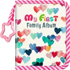 Baby Photo Album 4x6 Inch 18 Photos My First Family Album Book for Newborn Kids