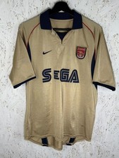 Nike Arsenal FC 2001/02 Away Kit Soccer Jersey Size M