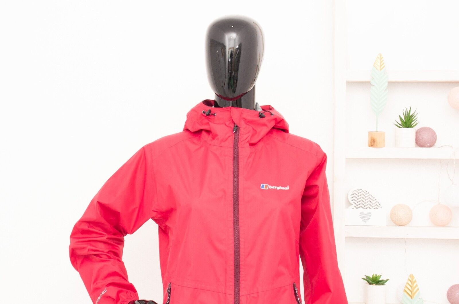 BERGHAUS Hydroshell Jacket Stormcloud Ladies Pink… - image 2
