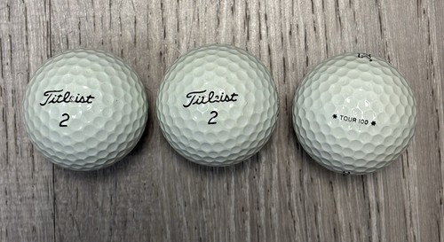 Titleist Tour Balata 100 Golf Balls One Dozen Vintage - Picture 6 of 8