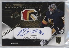 2022-23 SPx Signature Fabrics Patch /10 Robin Lehner #SF-RL Patch Auto 0c3