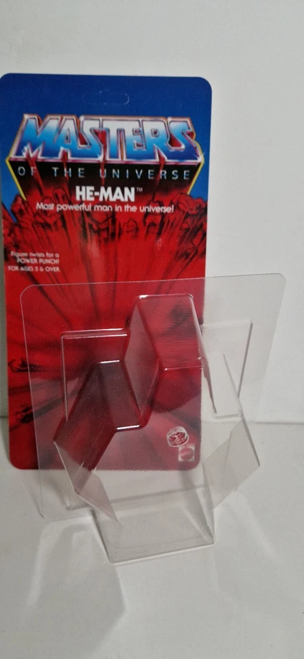 Motu Mattel Masters of the Universe He-Man Taiwan 1981 with Repro Card And Case - Imagen 4 de 4