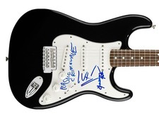 Plastic Crimewave Signed Autographed Guitar