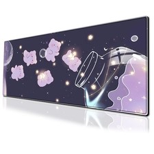 Cute Anime Gaming Mouse Pad Cartoon Large Desk Mat, 31.5x11.8 Inch Mousepad E...