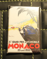 Limited Edition Magnet K&uuml;hlschrankmagnet Monaco Grand Prix 1933 Original Plakat