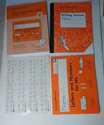 Handwriting Without Tears Letters & Number for Me Teacher & Student Book Journal