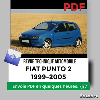 RTA REVUE TECHNIQUE AUTOMOBILE -FIAT PUNTO 2 1999-2005 . FR. PDF  - Photo 1/3