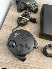 Sega Saturn (MK-80000A) console With Wires Controllers & 3D Pad