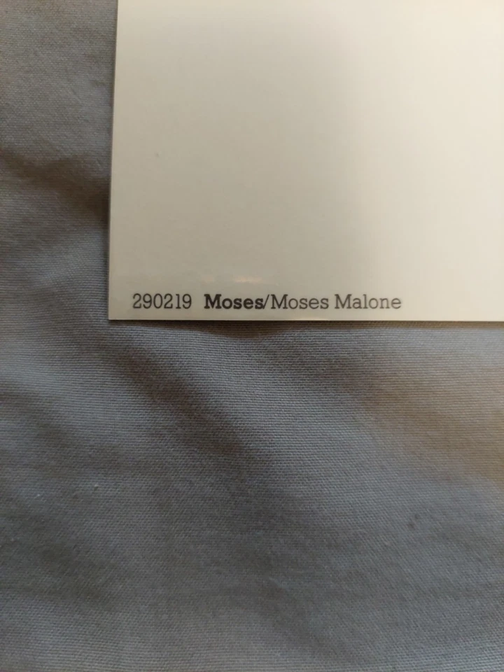 Vintage Nike Poster Card Moses Malone - Image 4 of 4