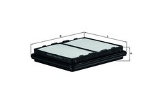 KNECHT Luftfilter LX 848 Filtereinsatz für MB CIVIC CRX EJ MA EM1 EG ROVER EH MC
