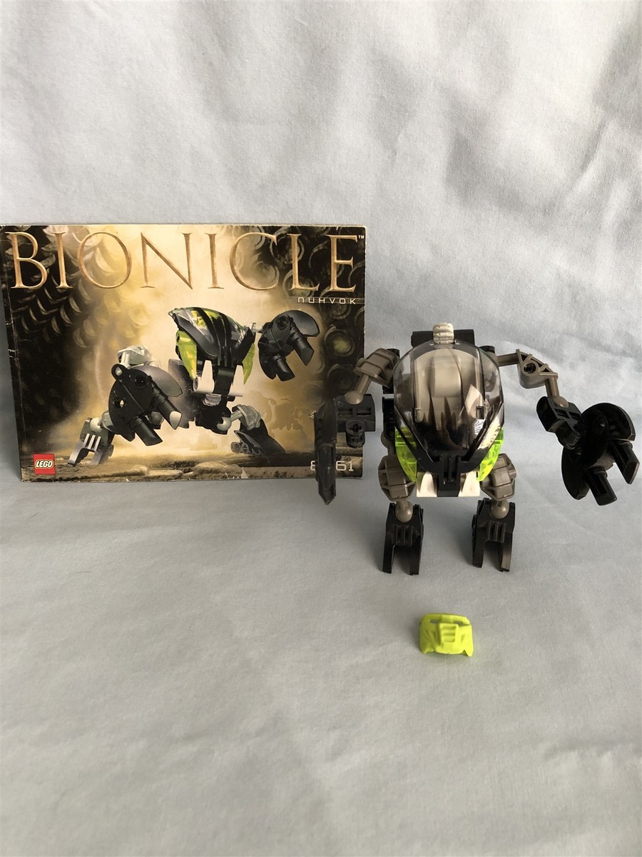 LEGO set 8561 Nuhvok Bohrok VINTAGE BIONICLE 100% complete w