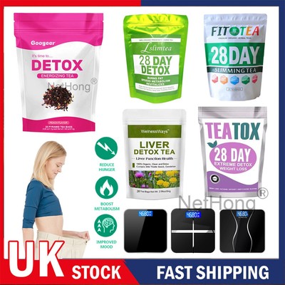 28Tage flacher Bauch Tee Kräuter Detox Abnehmen Tee Abnehmen 3g*28 Beutel/Beute.