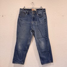 Vintage Route 66 Straight Leg Blue Jeans Womens 12 S Medium Wash Mom Jeans Denim