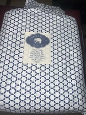 John Robshaw King Sheet Set Indigo Organic Cotton Kesar