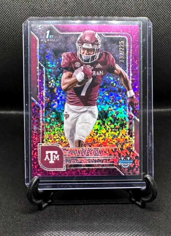 KC CONCEPCION 2025 Bowman Chrome U 1st Bowman Fuchsia Mini Diamond /225