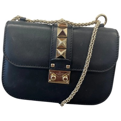 Valentino Garavani Glam Lock Small Flap Bag Damen schwarz