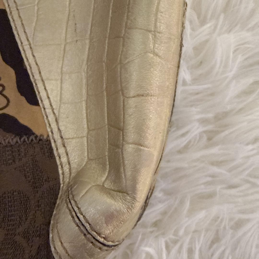 Coach patchwork 12903 Shoulder Bag Python Crocodi… - image 20