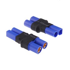 2 PCS Male EC5 to Female EC8 RC Lipo Battery No-Wire Connector Adapter Plug