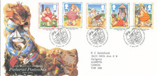 UK FDC BY ROYAL MAIL  COMPLETE SET OF STAMPS  ISSUED  1994    (144)