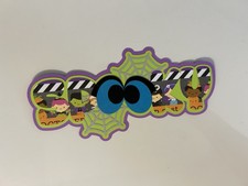 Spooky Halloween Scrapbook Title Handmade Paper Pieced Die Cut