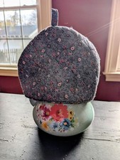Handmade Teapot Cozy Cottagecore Country Victorian Kitchen Reversible Quilted