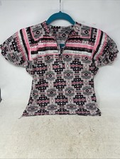 Native American Seminole Miccosukee Patchwork Handmade Colorful Top Child 37