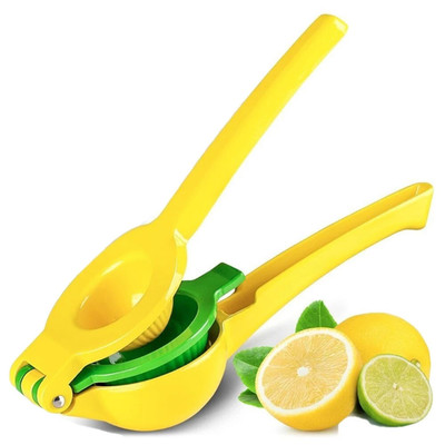 2 in 1 Kitchen Hand Press Lemon Lime Orange Squeezer Manual Citrus Fruit Juicer