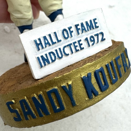 Los Angeles Dodgers 2012 SGA Sandy Koufax 1972 HALL OF FAME Bobblehead 50° Ann - Foto 6 di 17