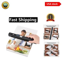 Effortless A4 Scanning - Wireless Portable Scanner with 16G Storage Included