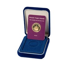 1980 British Virgin Islands $100 Proof Gold Coin