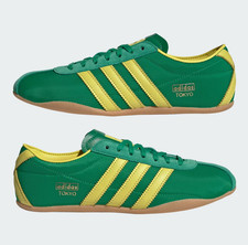 ADIDAS WOMEN'S TOKYO SHOES GREEN YELLOW JI3298 SIZE 6 NEW IN THE BOX