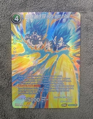 SSB Son Goku & SSB Vegeta, Height of Power SPR BT26-041	Dragon Ball Super