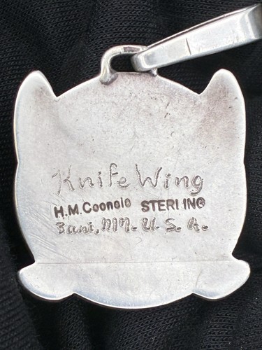 Vintage Harlan & Monica Coonsis Zuni Knifewing Pendan… - Gem