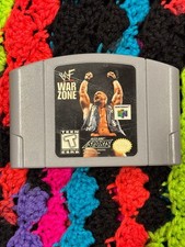 WWF War Zone Nintendo 64 N64 Cartridge tested and working. Genuine