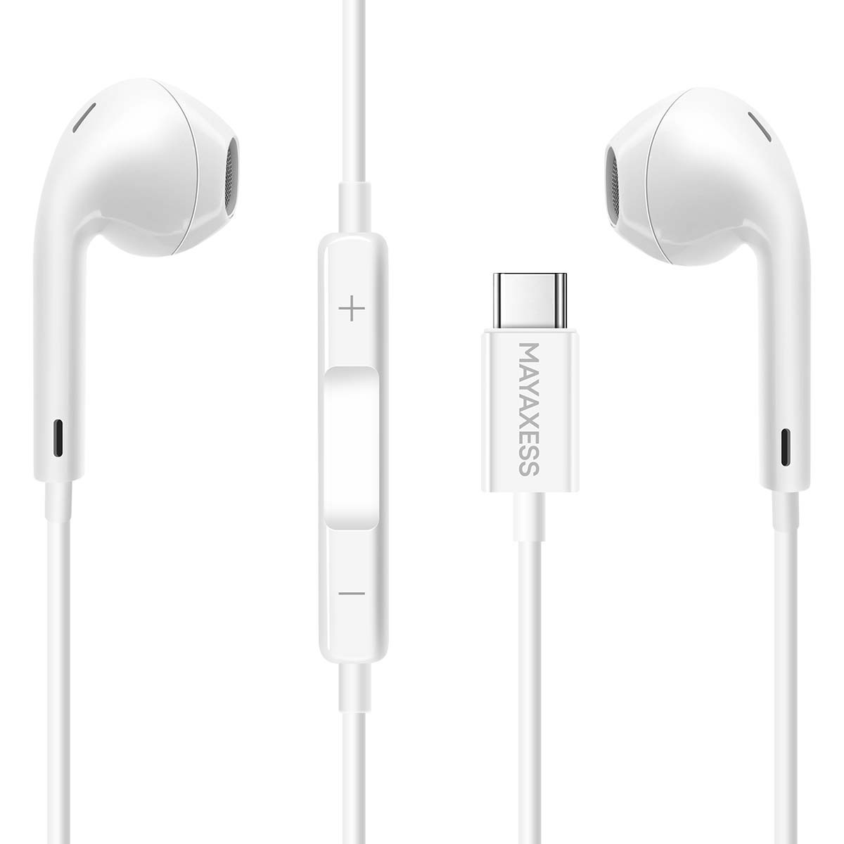 Écouteurs iPhone 17 Pro Max USB-C pour appels mains libres en télétravail
