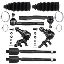 8pc Tie Rod Ends Ball Joints Boots For 02-06 Camry 04-08 Solara 04-06 Es330
