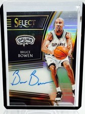 Autographed by a star player 199 Prizm Auto 18 Panini Select Bruce Bowen Bruce B